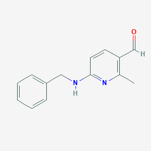 6-(Benzylamino)-2-methylnicotinaldehyde