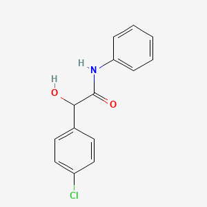 2-(4-Chlorophenyl)-2-hydroxy-N-phenylacetamide