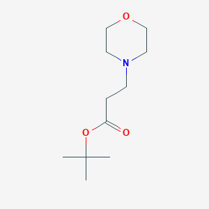 molecular formula C11H21NO3 B15230729 Tert-butyl 3-morpholinopropanoate 