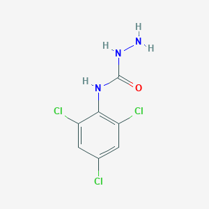 molecular formula C7H6Cl3N3O B1523073 3-氨基-1-(2,4,6-三氯苯基)脲 CAS No. 1094755-66-4