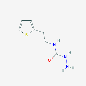 molecular formula C7H11N3OS B1523074 3-氨基-1-[2-(噻吩-2-基)乙基]脲 CAS No. 1094561-95-1