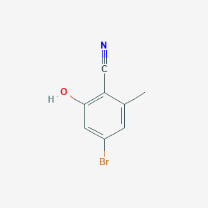 4-Bromo-2-hydroxy-6-methylbenzonitrile