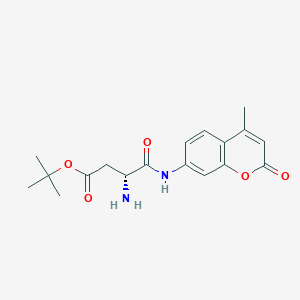 molecular formula C18H22N2O5 B15230781 H-D-Asp(OtBu)-AMC 