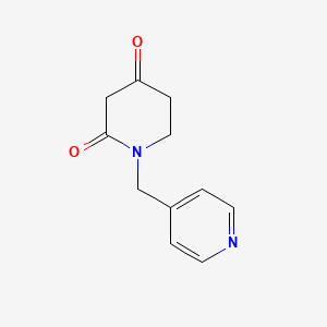 1-(Pyridin-4-ylmethyl)piperidine-2,4-dione