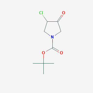 tert-Butyl 3-chloro-4-oxopyrrolidine-1-carboxylate