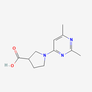 1-(2,6-Dimethylpyrimidin-4-yl)pyrrolidine-3-carboxylic acid