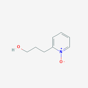 molecular formula C8H11NO2 B15230899 2-(3-Hydroxypropyl)pyridine 1-oxide 