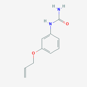 molecular formula C10H12N2O2 B15230910 1-(3-(Allyloxy)phenyl)urea 