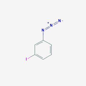 molecular formula C6H4IN3 B1523093 1-叠氮-3-碘苯 CAS No. 54467-96-8
