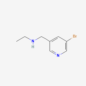 molecular formula C8H11BrN2 B1523100 N-((5-bromopyridin-3-yl)methyl)ethanamine CAS No. 1152850-79-7