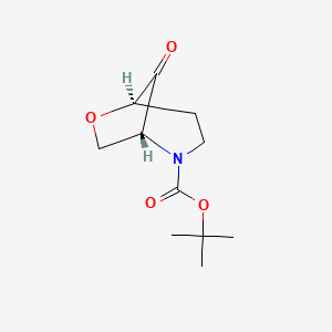 tert-Butyl (1R,5R)-8-oxo-6-oxa-2-azabicyclo[3.2.1]octane-2-carboxylate