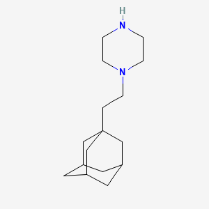 molecular formula C16H28N2 B1523110 1-[2-(Adamantan-1-YL)ethyl]piperazine CAS No. 1152842-97-1