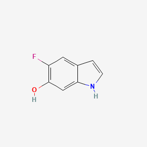 molecular formula C8H6FNO B15231112 5-fluoro-1H-indol-6-ol 