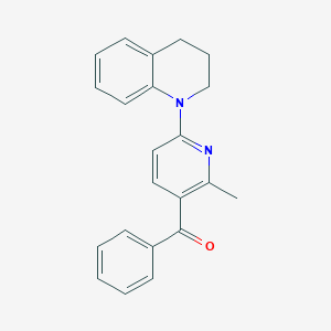 (6-(3,4-Dihydroquinolin-1(2H)-yl)-2-methylpyridin-3-yl)(phenyl)methanone