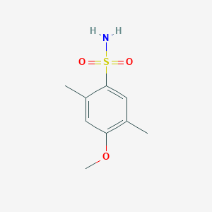 molecular formula C9H13NO3S B1523113 4-Methoxy-2,5-dimethylbenzenesulfonamide CAS No. 90643-85-9