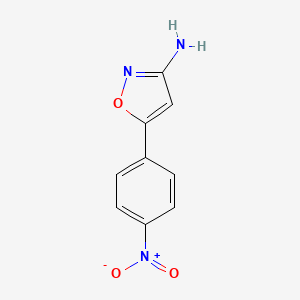 5-(4-Nitrophenyl)isoxazol-3-amine