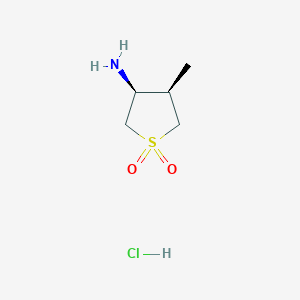 (3S,4R)-3-Amino-4-methyltetrahydrothiophene1,1-dioxidehydrochloride