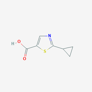 molecular formula C7H7NO2S B1523119 2-环丙基-1,3-噻唑-5-羧酸 CAS No. 1094230-05-3