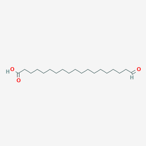 molecular formula C19H36O3 B15231200 19-Oxononadecanoic acid 