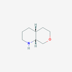 molecular formula C8H15NO B15231249 (4aR,8aR)-Octahydro-1H-pyrano[3,4-b]pyridine 