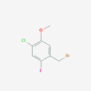 1-(Bromomethyl)-4-chloro-2-fluoro-5-methoxybenzene