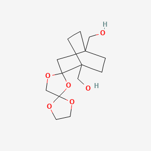 Dispiro[1,3-dioxolane-2,2'-bicyclo[2.2.2]octane-5',2''-[1,3]dioxolane]-1',4'-dimethanol