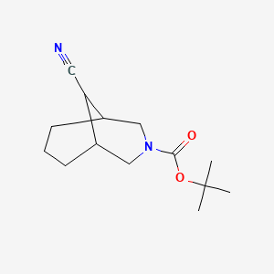 Tert-butyl9-cyano-3-azabicyclo[3.3.1]nonane-3-carboxylate