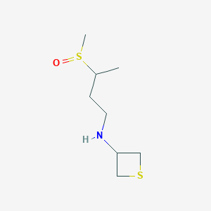 N-(3-(Methylsulfinyl)butyl)thietan-3-amine