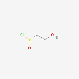 molecular formula C2H5ClO2S B15231379 2-Hydroxyethanesulfinicchloride 