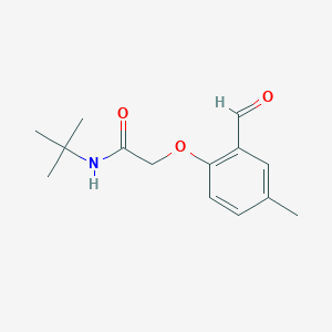 N-(tert-Butyl)-2-(2-formyl-4-methylphenoxy)acetamide