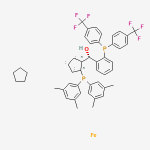 (1R)-[(S)-2-Di(3,5-xylyl)phosphinoferrocenyl][2-di(4-trifluoromethylphenyl)phosphinophenyl]methanol