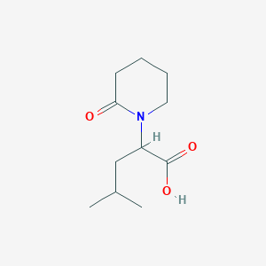 B1523147 4-Methyl-2-(2-oxopiperidin-1-yl)pentanoic acid CAS No. 1218277-57-6