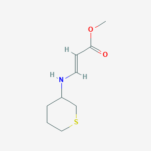 Methyl3-((tetrahydro-2H-thiopyran-3-yl)amino)acrylate