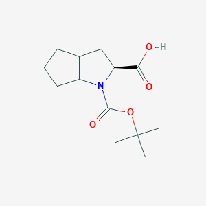 (2S)-1-(tert-Butoxycarbonyl)octahydrocyclopenta[b]pyrrole-2-carboxylic acid