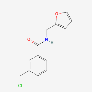 molecular formula C13H12ClNO2 B1523153 3-(氯甲基)-N-(呋喃-2-基甲基)苯甲酰胺 CAS No. 1094300-46-5