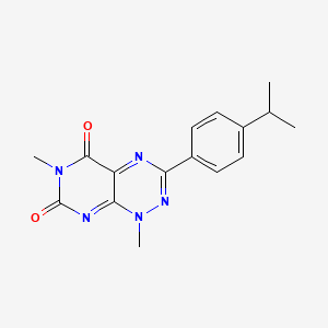 3-(4-Isopropylphenyl)-1,6-dimethylpyrimido[5,4-e][1,2,4]triazine-5,7(1H,6H)-dione