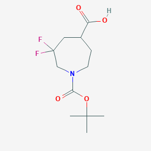 1-(tert-Butoxycarbonyl)-6,6-difluoroazepane-4-carboxylicacid