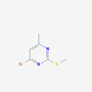 molecular formula C6H7BrN2S B15231664 4-Bromo-6-methyl-2-(methylthio)pyrimidine 