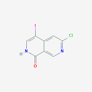 6-Chloro-4-iodo-2,7-naphthyridin-1(2H)-one