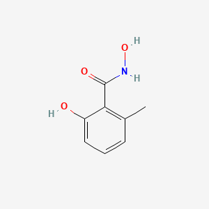 molecular formula C8H9NO3 B15231684 N,2-Dihydroxy-6-methylbenzamide 