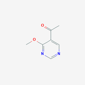 molecular formula C7H8N2O2 B15231698 1-(4-Methoxypyrimidin-5-yl)ethanone 