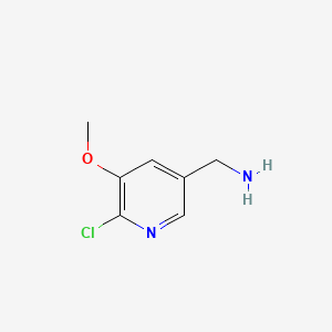 (6-Chloro-5-methoxypyridin-3-YL)methanamine