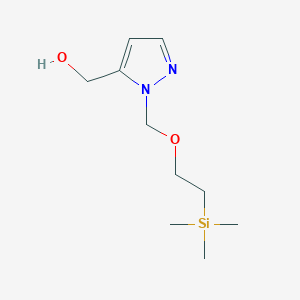 (1-((2-(Trimethylsilyl)ethoxy)methyl)-1H-pyrazol-5-yl)methanol