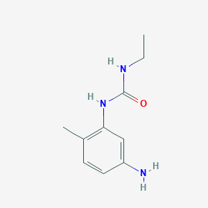 molecular formula C10H15N3O B1523176 1-(5-Amino-2-methylphenyl)-3-ethylurea CAS No. 1094458-56-6