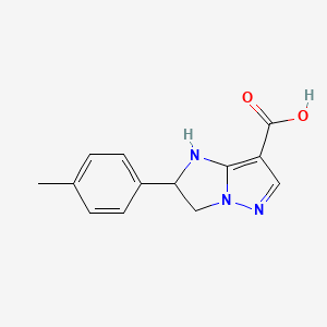 2-(p-Tolyl)-2,3-dihydro-1H-imidazo[1,2-b]pyrazole-7-carboxylic acid