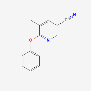 5-Methyl-6-phenoxynicotinonitrile