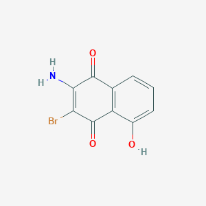 2-Amino-3-bromo-5-hydroxynaphthalene-1,4-dione