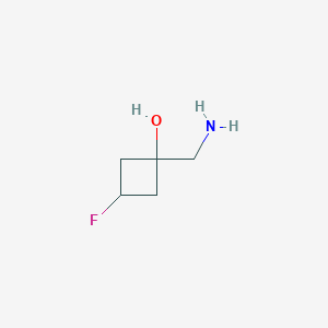 1-(Aminomethyl)-3-fluorocyclobutan-1-ol