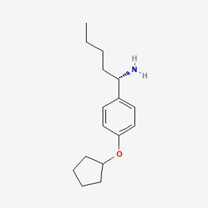 (1S)-1-(4-Cyclopentyloxyphenyl)pentylamine