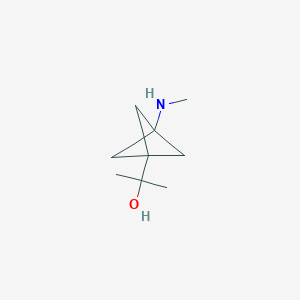 2-[3-(Methylamino)bicyclo[1.1.1]pentan-1-yl]propan-2-ol